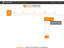 Tablet Screenshot of diagmania.fr
